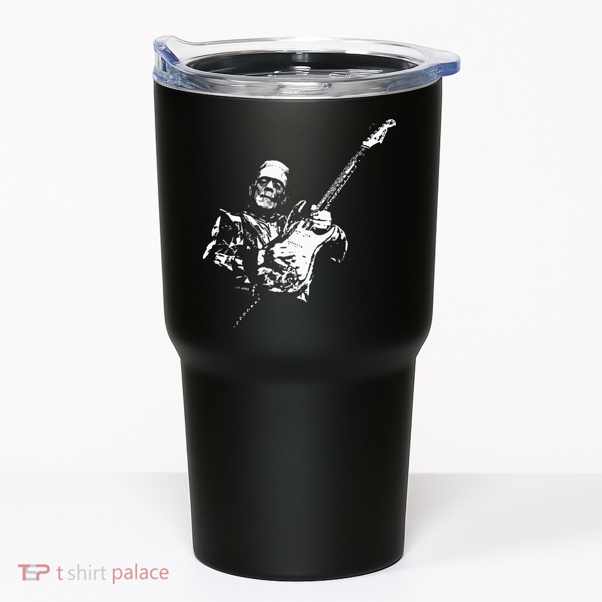Frankenstein Guitar Player Tumbler