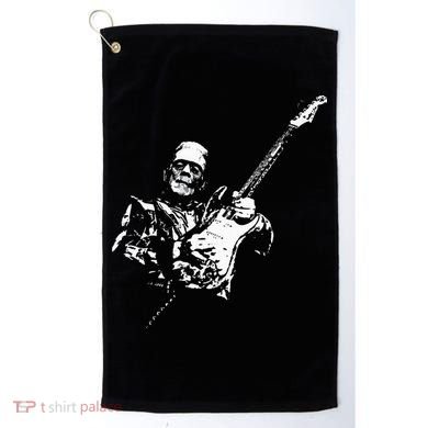 Frankenstein Guitar Player Golf Towel