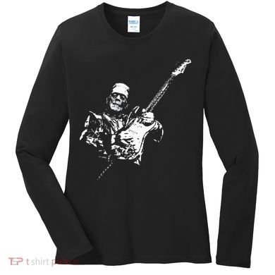 Frankenstein Guitar Player Women's Long Sleeve Shirt
