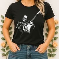Frankenstein Guitar Player Women's T-Shirt thumb 2
