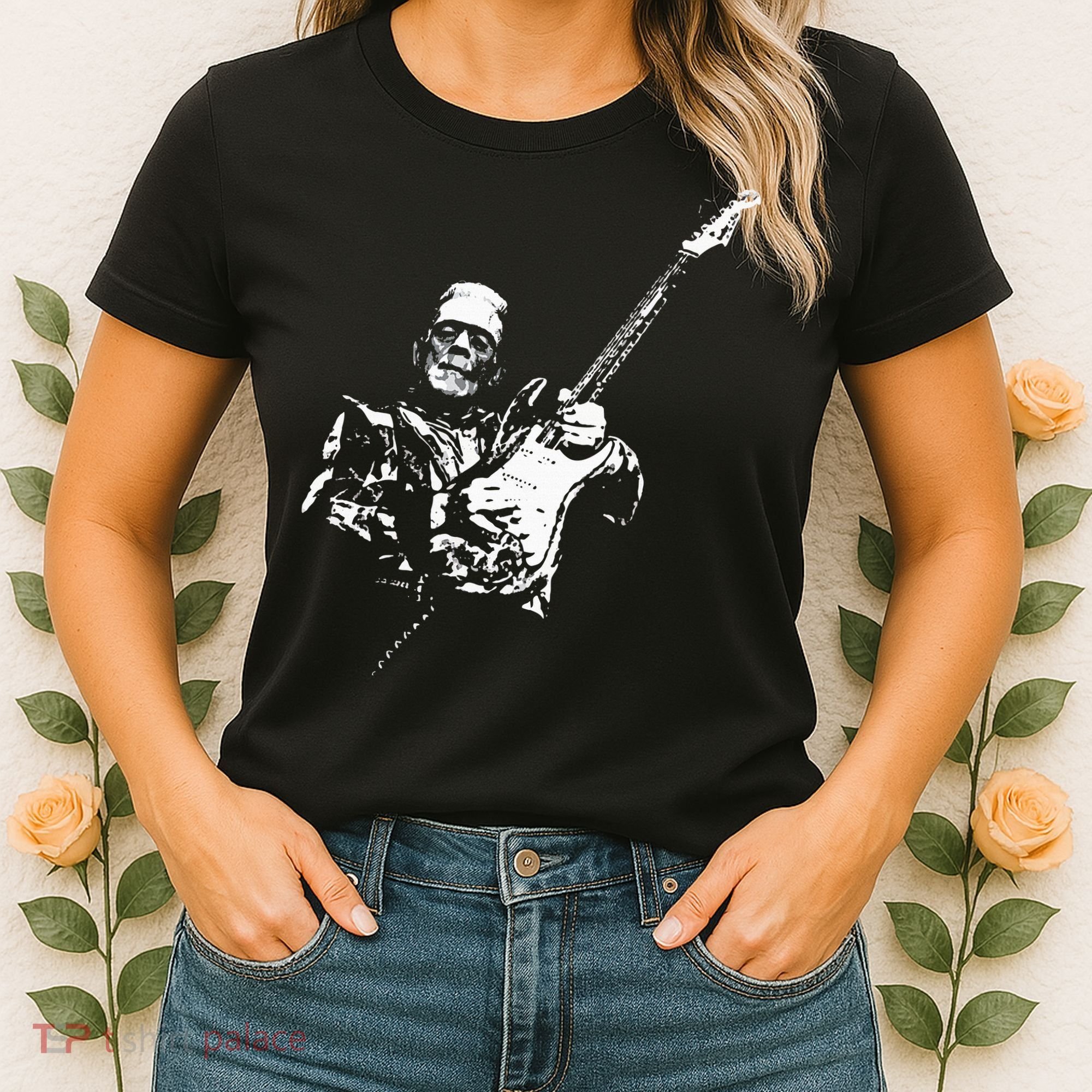 Frankenstein Guitar Player Women's T-Shirt