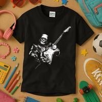 Frankenstein Guitar Player Kids T-Shirt thumb 3