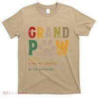 Funny Grand Paw Grandpa Dog Dad Definition Pawpa Fathers Day T-Shirt thumb 0