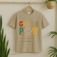 Funny Grand Paw Grandpa Dog Dad Definition Pawpa Fathers Day T-Shirt thumb 2