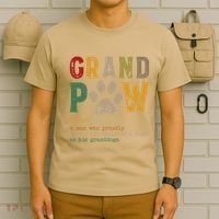 Funny Grand Paw Grandpa Dog Dad Definition Pawpa Fathers Day T-Shirt thumb 6