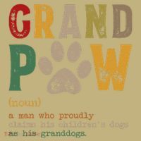Funny Grand Paw Grandpa Dog Dad Definition Pawpa Fathers Day T-Shirt thumb 7