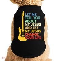 Funny Guitar Player Christian Bible Gift Doggie Tank thumb 0