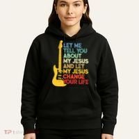 Funny Guitar Player Christian Bible Gift Hoodie thumb 5