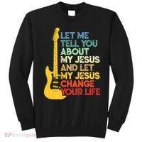 Funny Guitar Player Christian Bible Gift Sweatshirt thumb 0