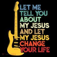 Funny Guitar Player Christian Bible Gift Sweatshirt thumb 3