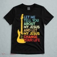 Funny Guitar Player Christian Bible Gift T-Shirt thumb 5