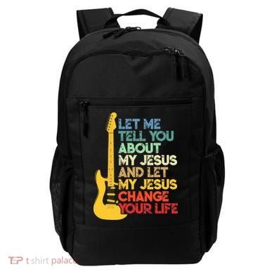 Funny Guitar Player Christian Bible Gift Backpack