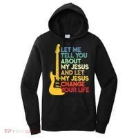 Funny Guitar Player Christian Bible Gift Women's Hoodie thumb 0