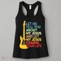 Funny Guitar Player Christian Bible Gift Women's Tank Top thumb 3