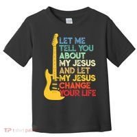 Funny Guitar Player Christian Bible Gift Toddler T-Shirt thumb 0