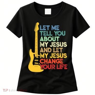 Funny Guitar Player Christian Bible Gift Women's T-Shirt