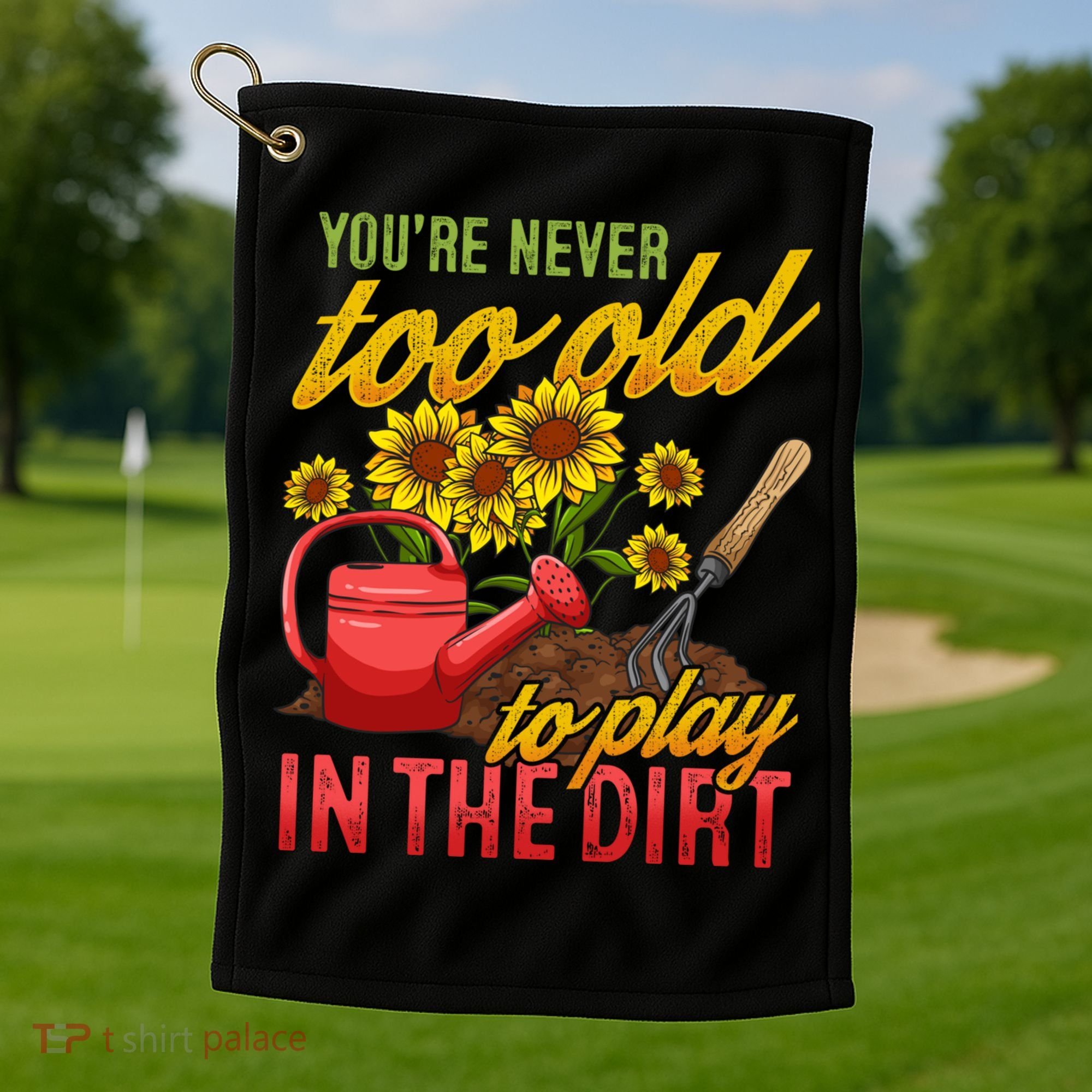 Funny Gardening Plants Gardener Gift Cute Gift Golf Towel