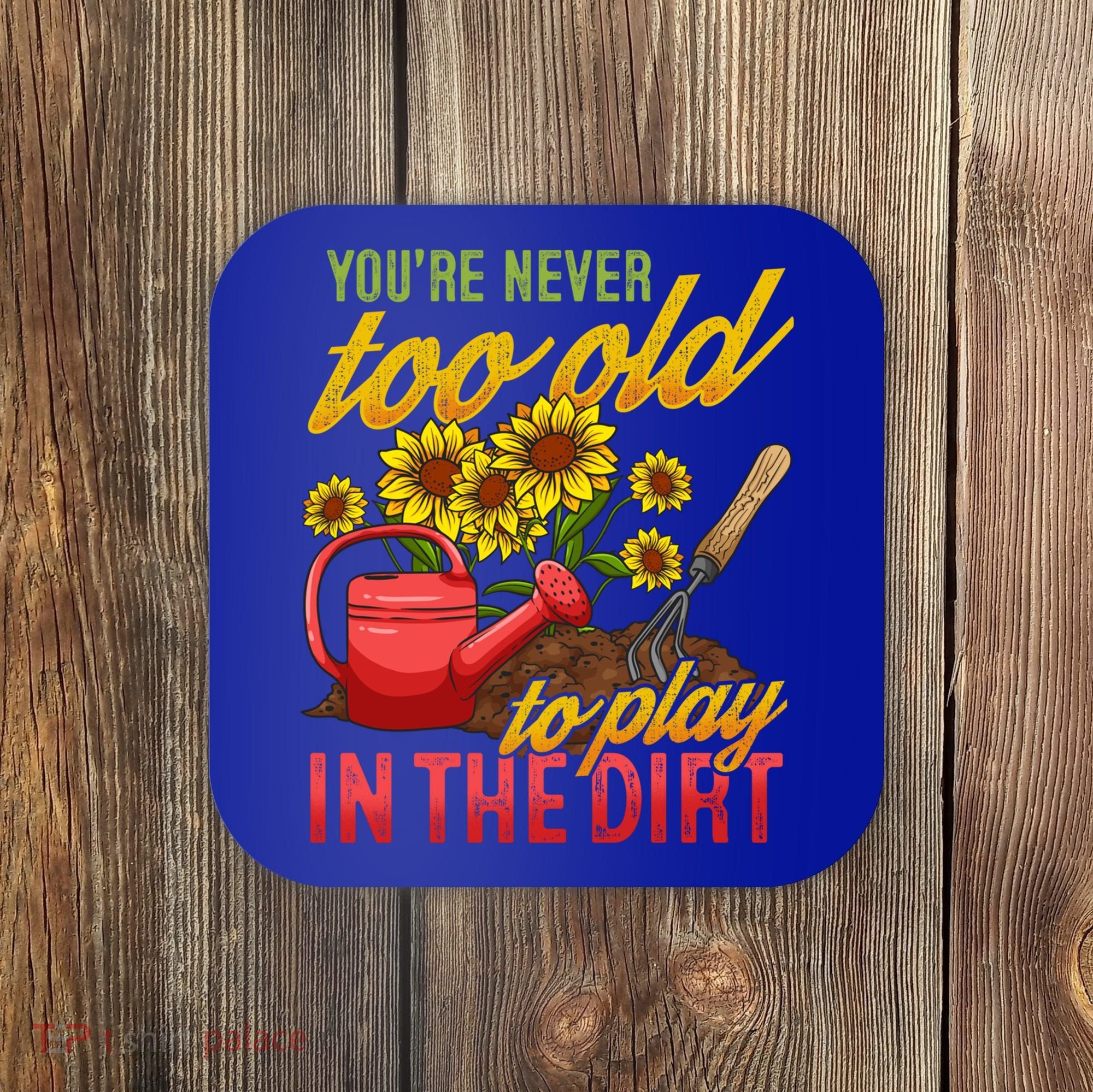 Funny Gardening Plants Gardener Gift Cute Gift Coaster