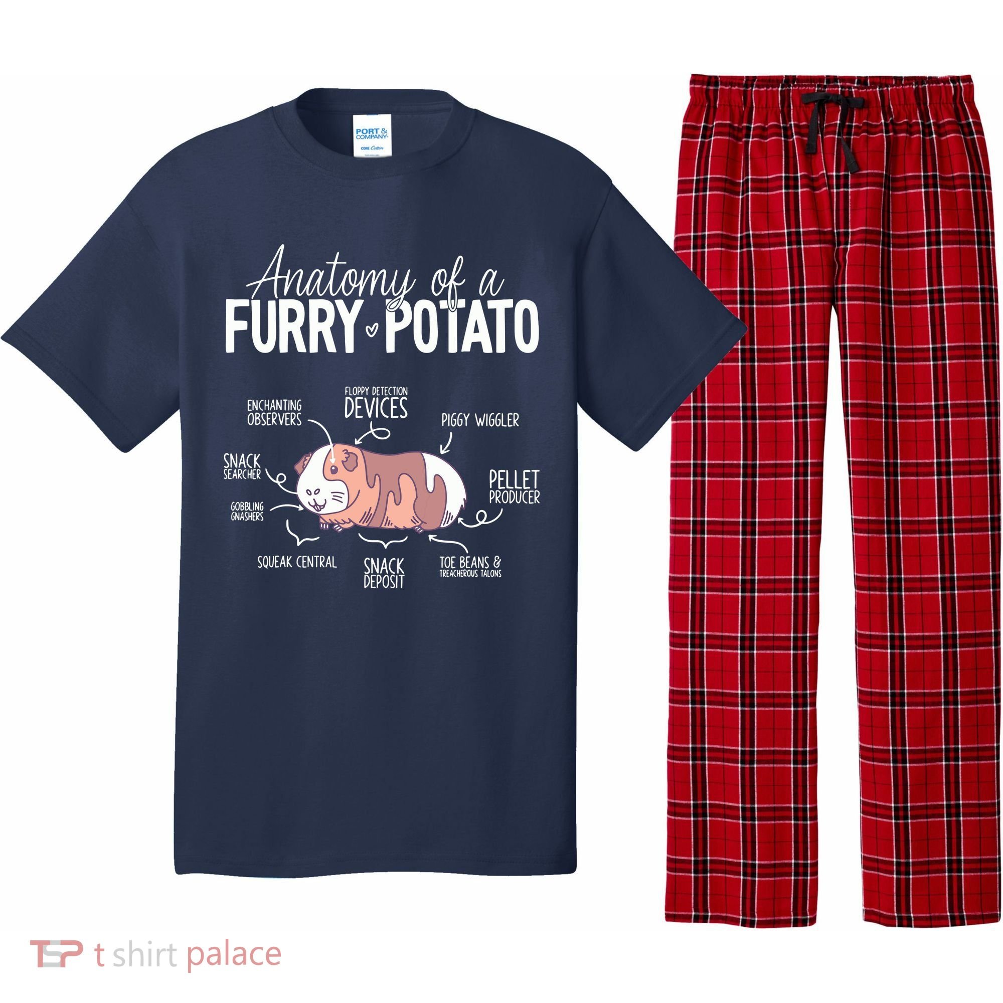 Funny Guinea Pig Guinea Pig Anatomy Guinea Pig Pajama Set