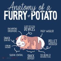 Funny Guinea Pig Guinea Pig Anatomy Guinea Pig Cooling Performance Long Sleeve Crew thumb 2