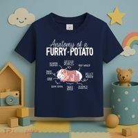 Funny Guinea Pig Guinea Pig Anatomy Guinea Pig Toddler T-Shirt thumb 3