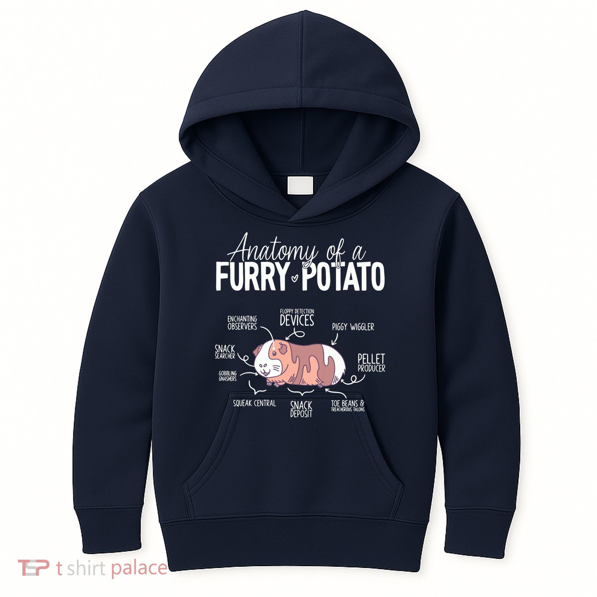 Funny Guinea Pig Guinea Pig Anatomy Guinea Pig Kids Hoodie