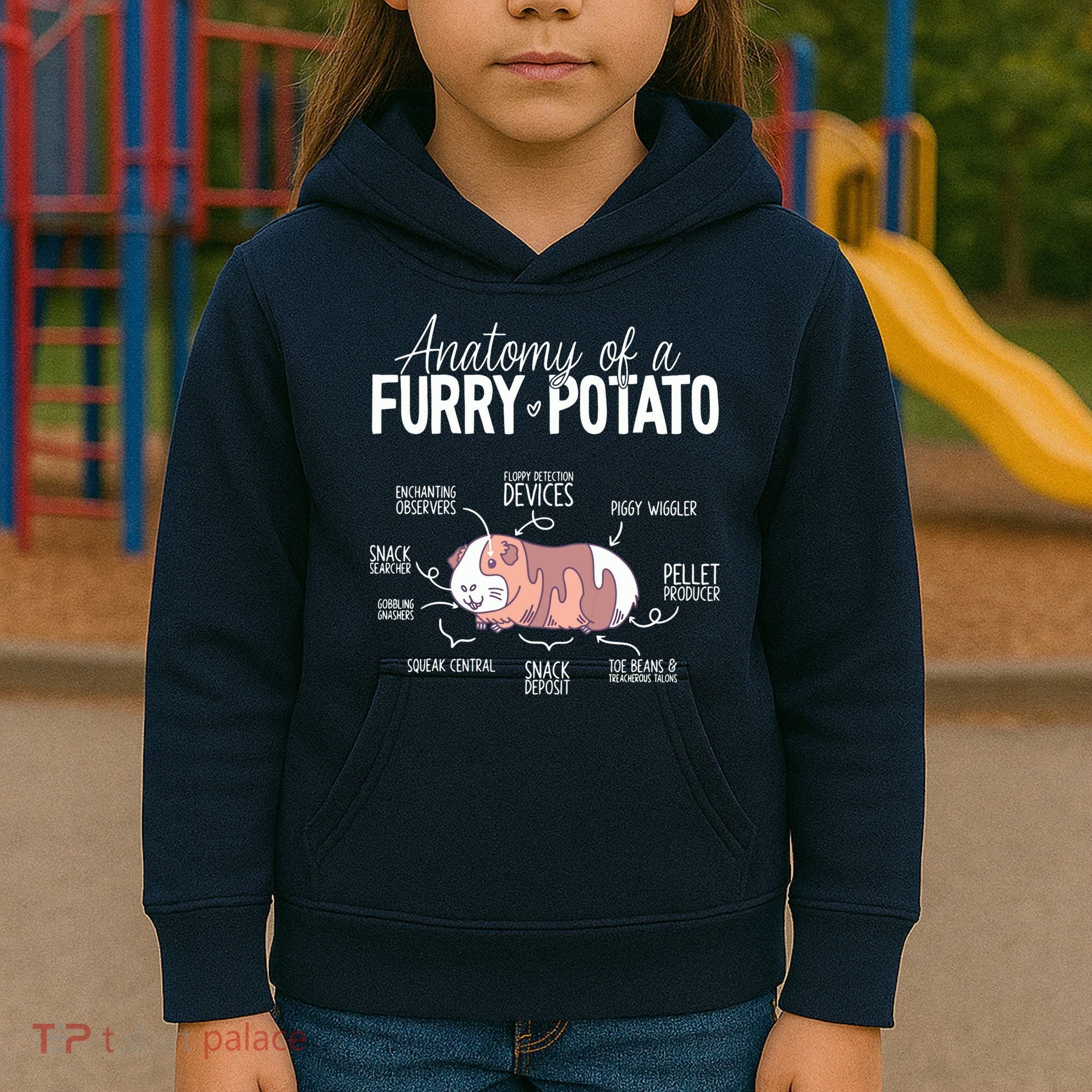 Funny Guinea Pig Guinea Pig Anatomy Guinea Pig Kids Hoodie