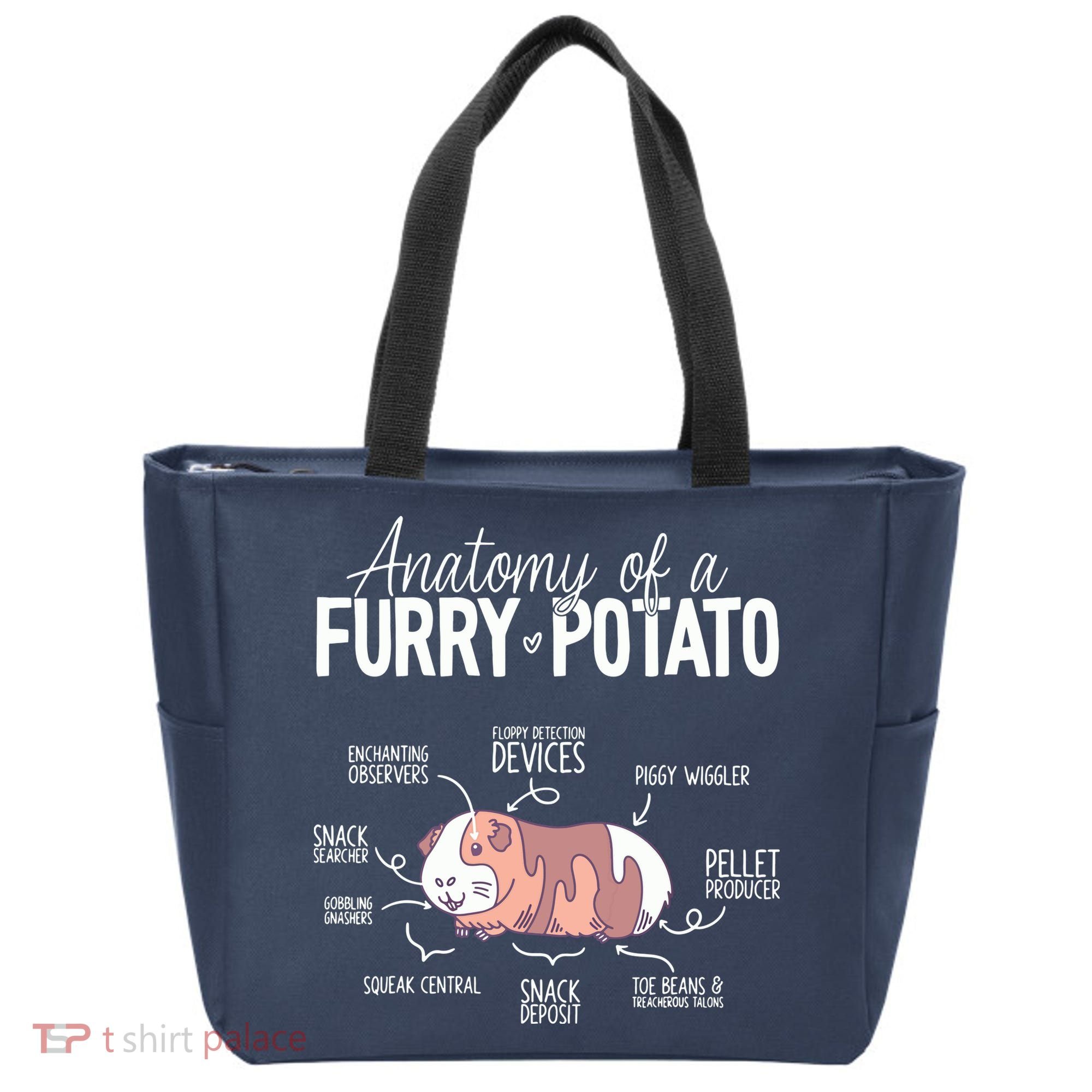 Funny Guinea Pig Guinea Pig Anatomy Guinea Pig Tote Bag