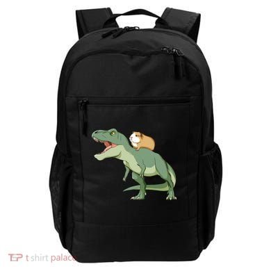Funny Guinea Pig Riding T Rex Dinosaur Backpack