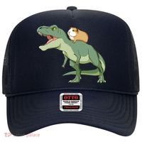 Funny Guinea Pig Riding T Rex Dinosaur Hat thumb 0