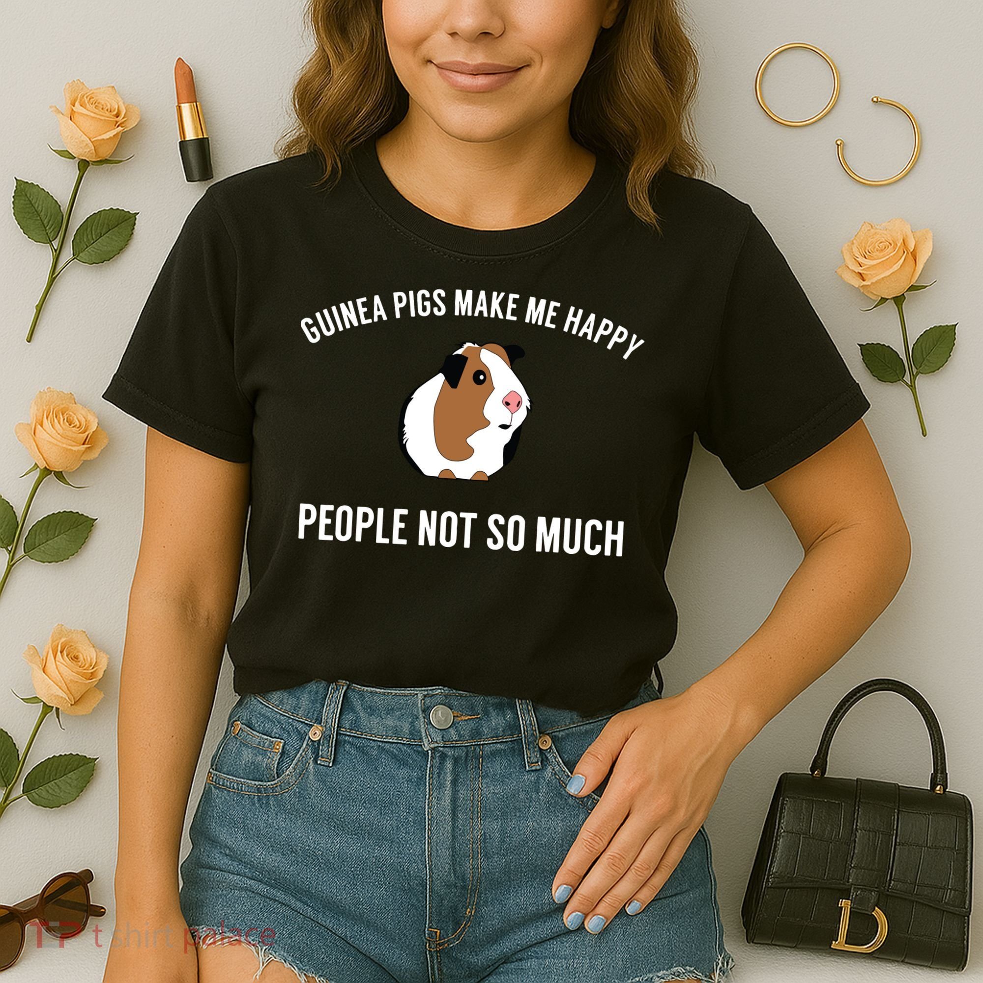 Funny Guinea Pig Gift Guinea Pig Tee Comfort Colors Boxy T-Shirt