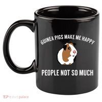 Funny Guinea Pig Gift Guinea Pig Tee 11oz C Handle Ceramic Mug thumb 2