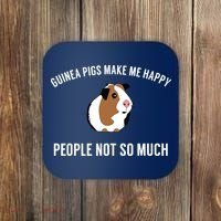 Funny Guinea Pig Gift Guinea Pig Tee Coaster thumb 0