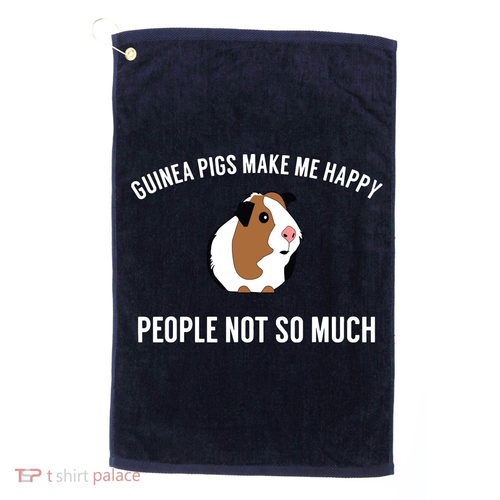 Funny Guinea Pig Gift Guinea Pig Tee Golf Towel