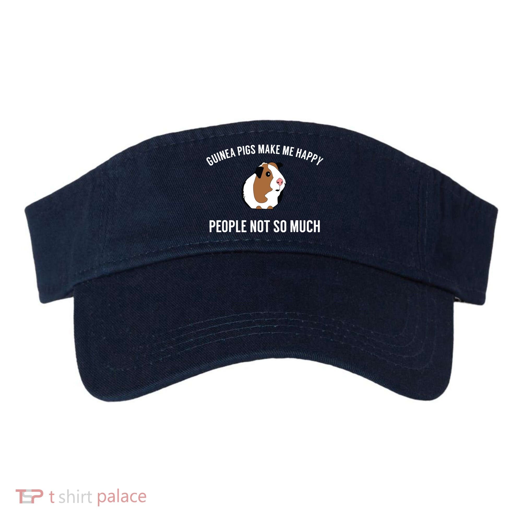 Funny Guinea Pig Gift Guinea Pig Tee Visor