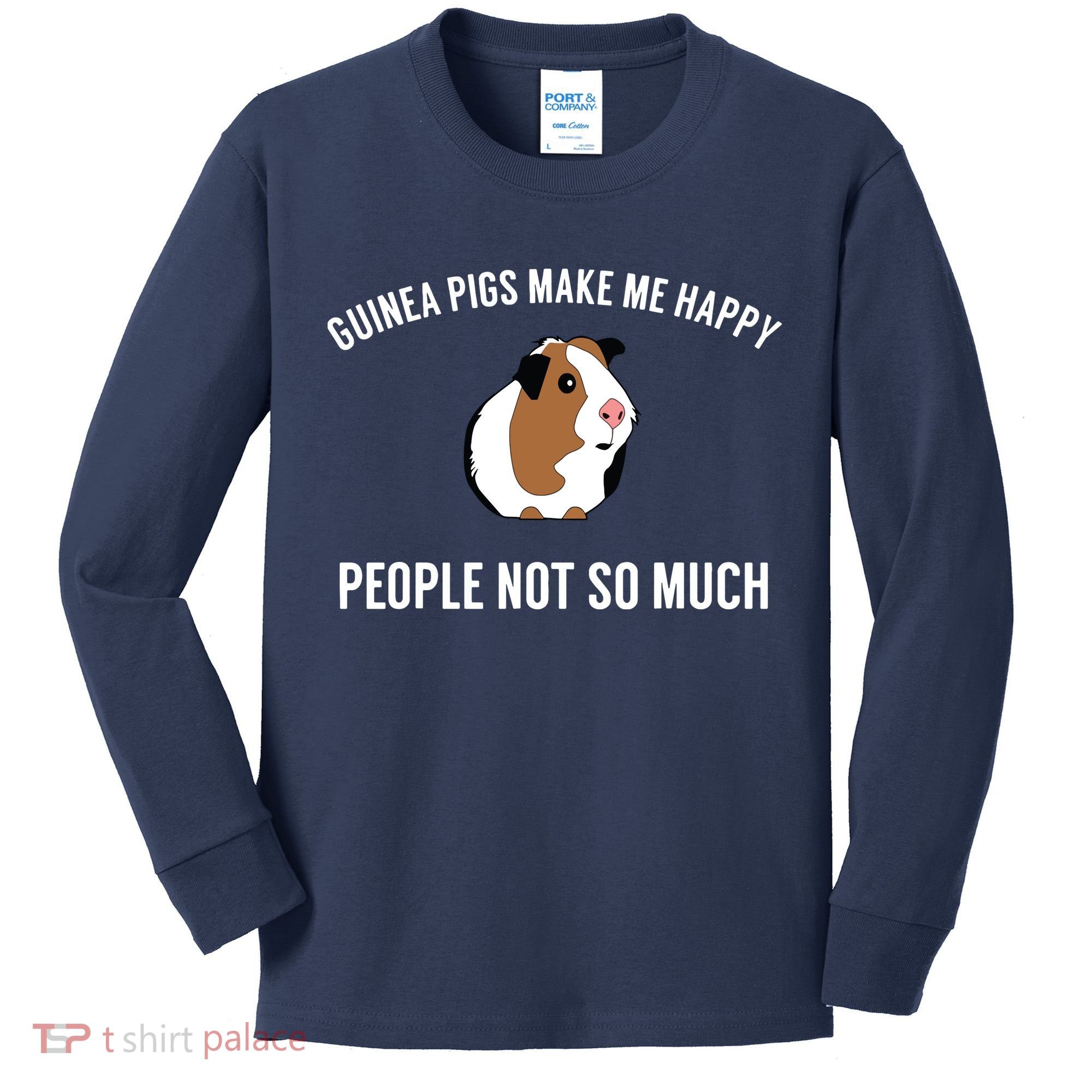 Funny Guinea Pig Gift Guinea Pig Tee Kids Long Sleeve Shirt