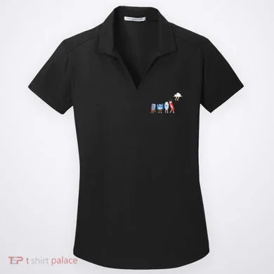 Funny Geek Programmer Nerd Developer Computer Engineering Women's Dry Zone Grid Polo