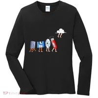 Funny Geek Programmer Nerd Developer Computer Engineering Women's Long Sleeve Shirt thumb 0