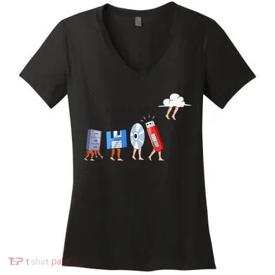 Funny Geek Programmer Nerd Developer Computer Engineering Women's V-Neck T-Shirt