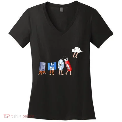 Funny Geek Programmer Nerd Developer Computer Engineering Women's V-Neck T-Shirt in the selected color