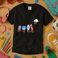Funny Geek Programmer Nerd Developer Computer Engineering Kids T-Shirt thumb 3