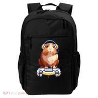 Funny Guinea Pig And Video Gamer Lover Fluffy Cavy Gamers Backpack thumb 0