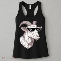 Funny GOAT Pixel Sunglasses Meme Women's Tank Top thumb 3