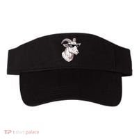 Funny GOAT Pixel Sunglasses Meme Visor thumb 0