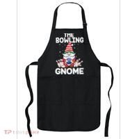 Funny Gnome Pajamas Bowling Gnome Xmas Cute Christmas Gnome Apron thumb 0