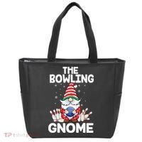 Funny Gnome Pajamas Bowling Gnome Xmas Cute Christmas Gnome Tote Bag thumb 0