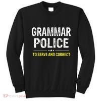 funny Grammar Police Costume Idea Sweatshirt thumb 0