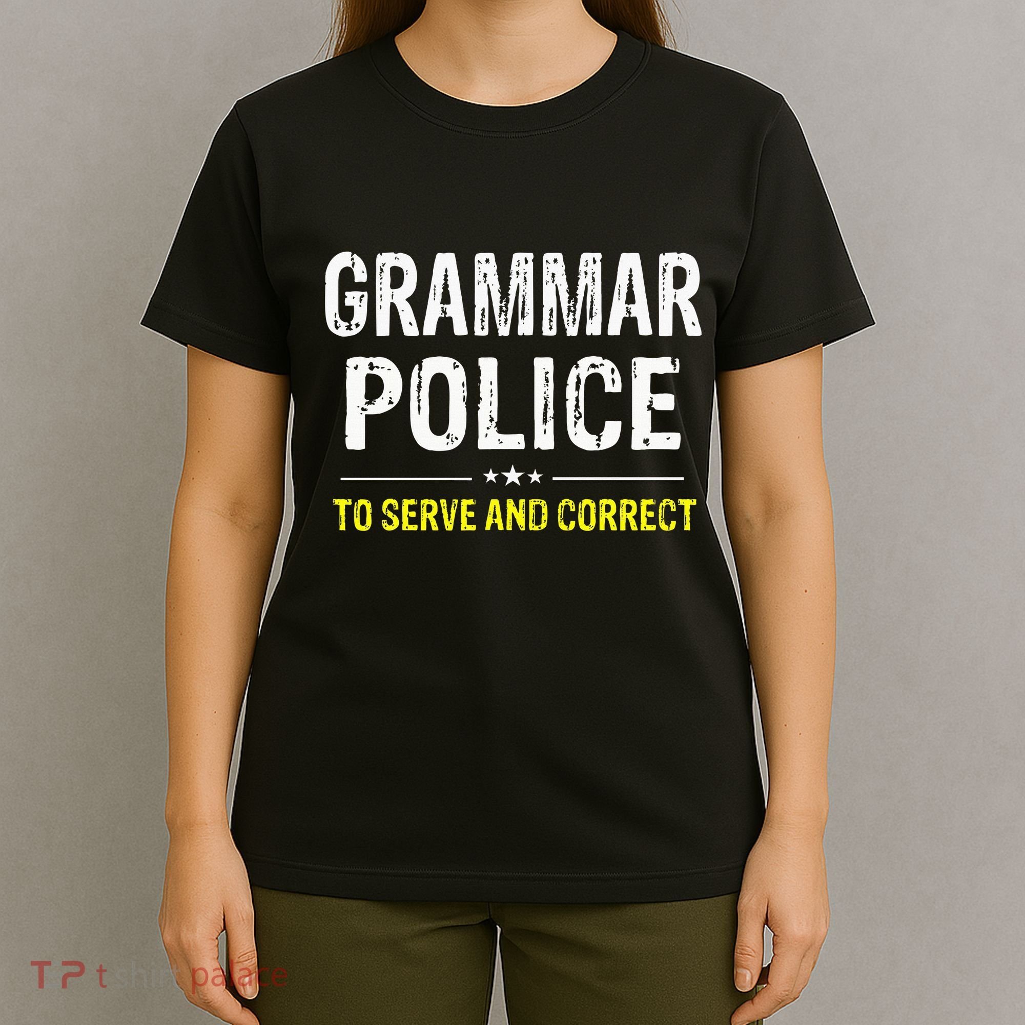 funny Grammar Police Costume Idea T-Shirt