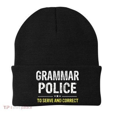 funny Grammar Police Costume Idea Beanie