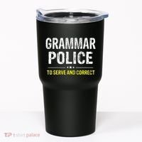 funny Grammar Police Costume Idea Tumbler thumb 0